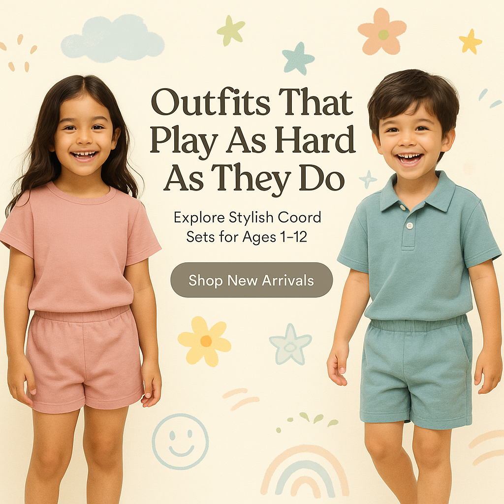Boys Coord Sets – Summer Two-Piece Outfits for Boys 1–12 Yrs | Lil Cubs PK