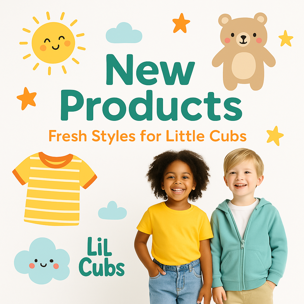 "New Kids Clothing Collection at Lil Cubs – Latest Frocks, Tracksuits & Rompers for Boys and Girls"
