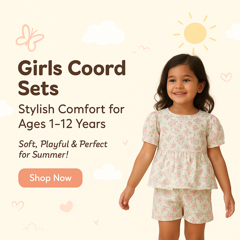 Girls Coord & Two Piece Sets – Ages 1 to 12 | Lil Cubs PK