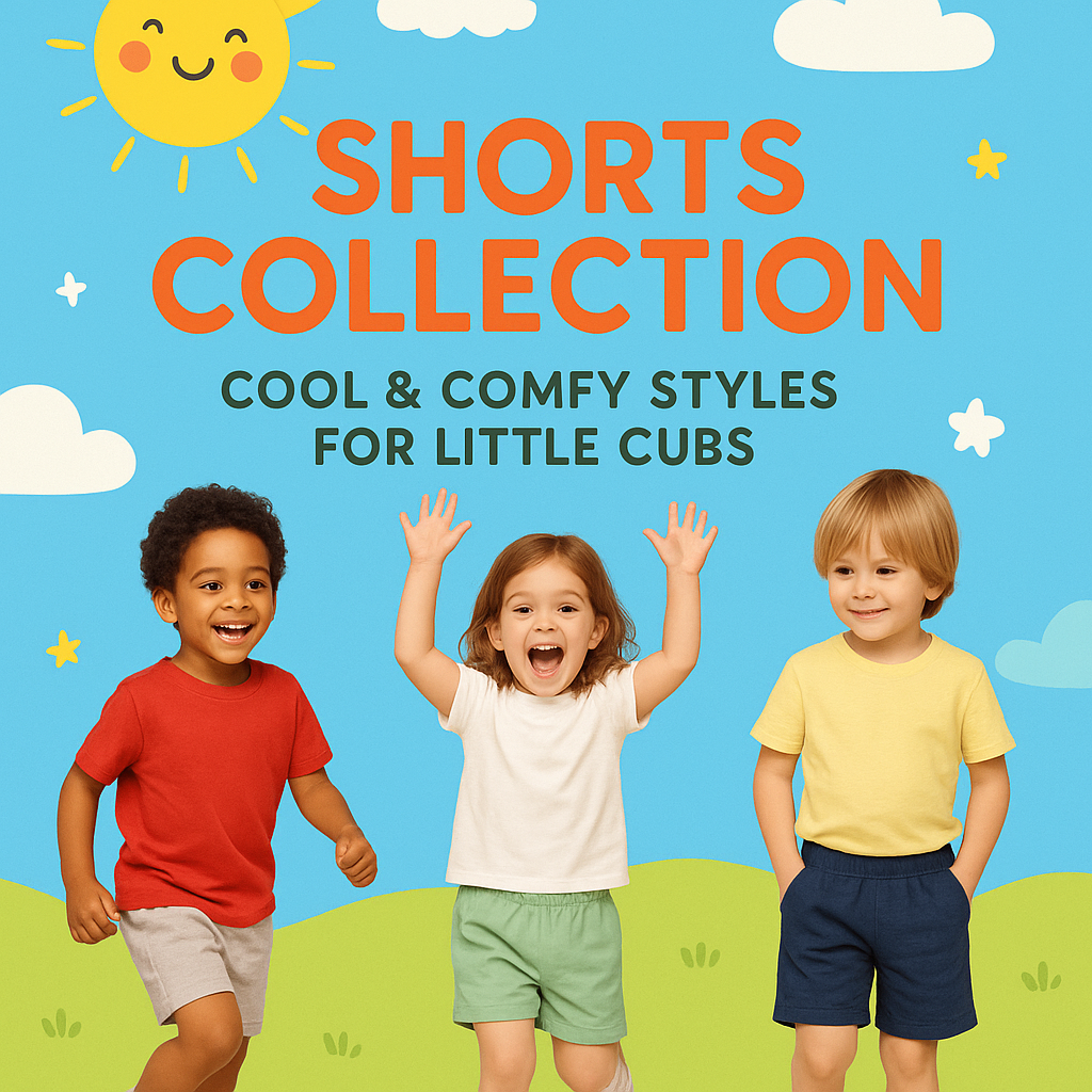 Colorful and Comfortable Kids Shorts Collection – Boys & Girls (1–12 Years)