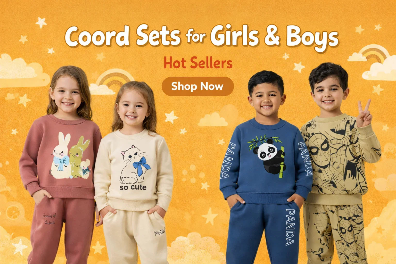 Hot Sellers Coord Sets (Girls & Boys)