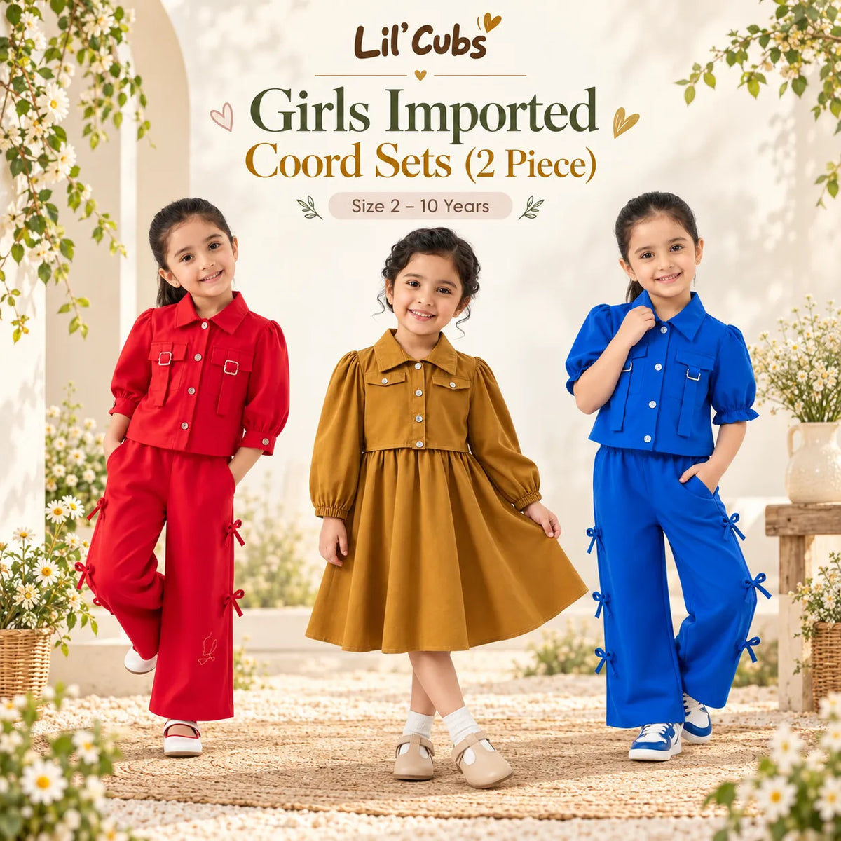 Girls Imported Coord Set (2 Piece)