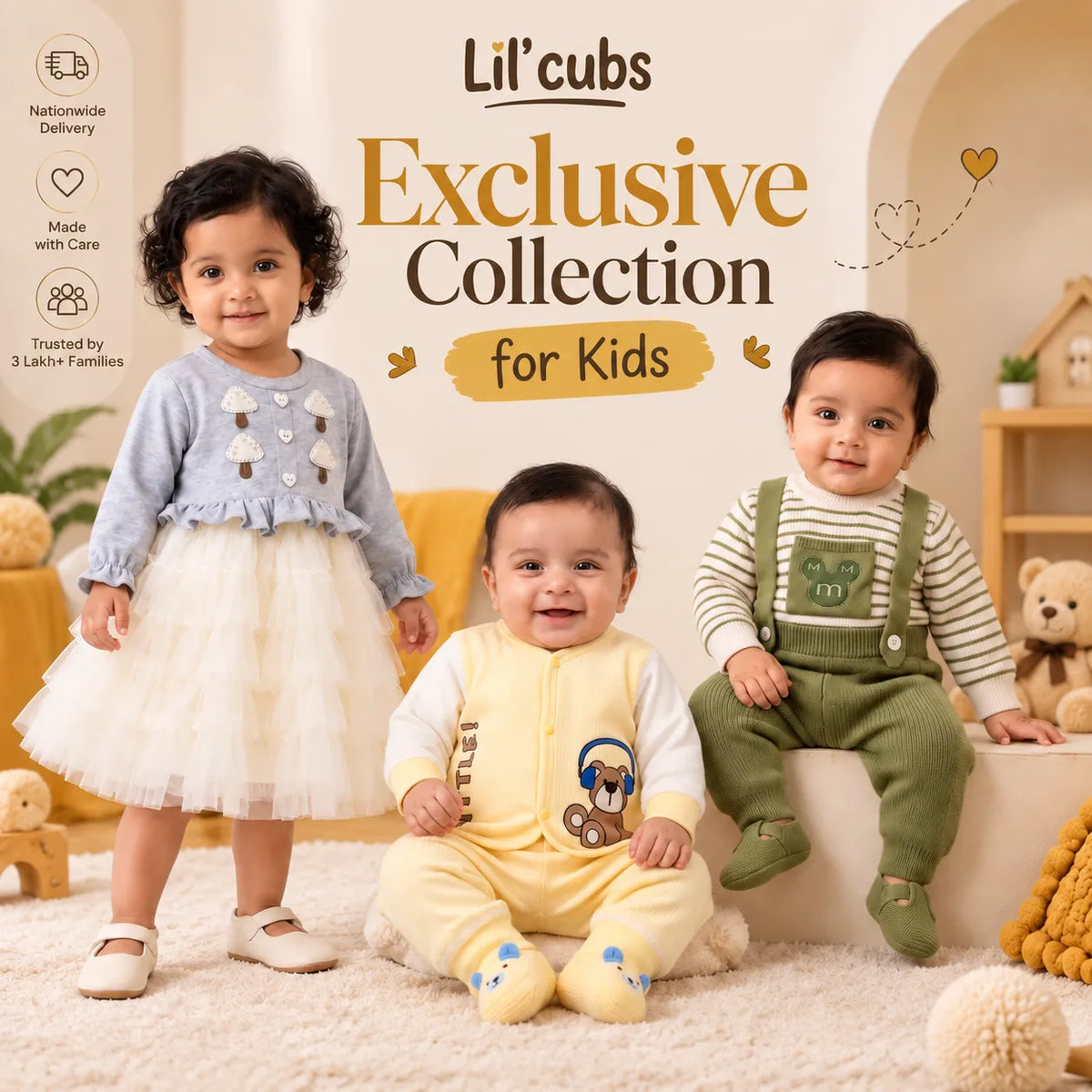 Signature Collection – Premium Dresses for Kids | Lil Cubs PK