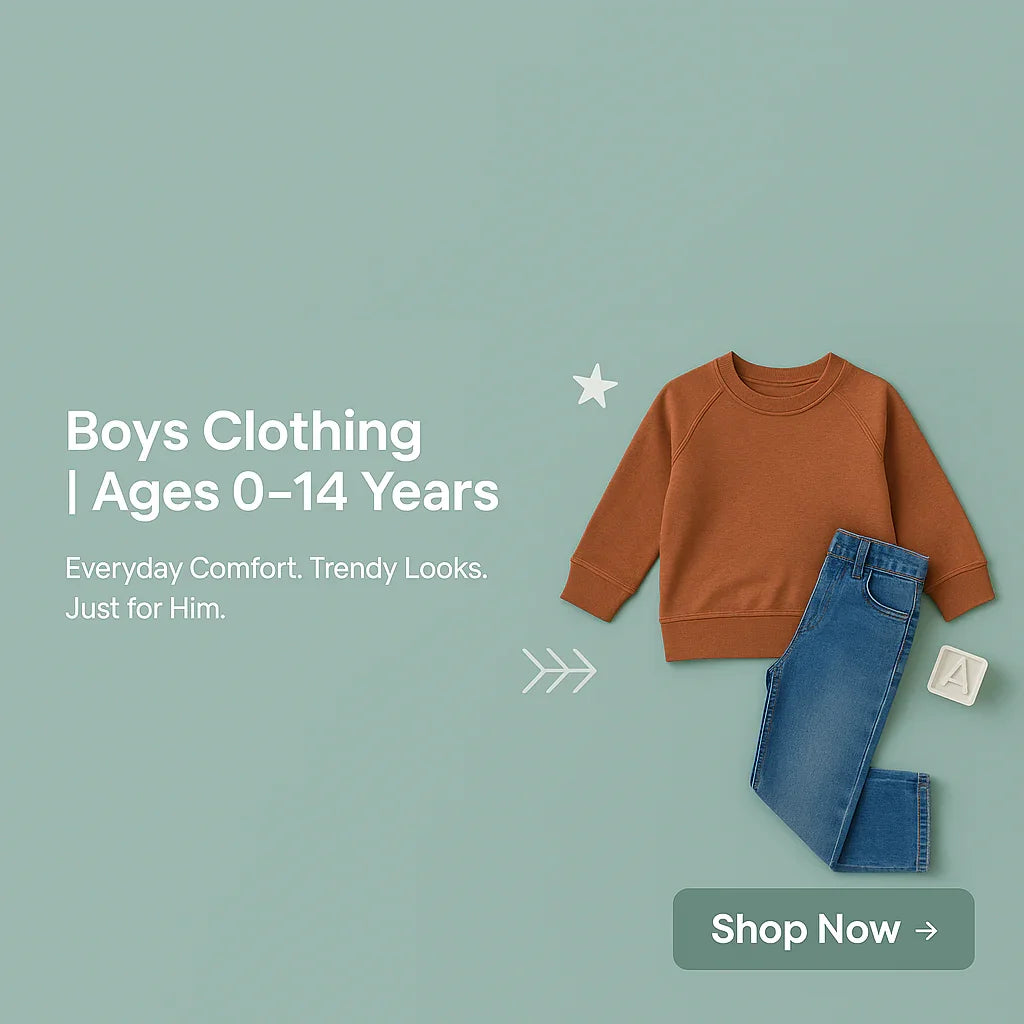Boys Clothes Pakistan – Newborn to 14 Years | Lil Cubs PK