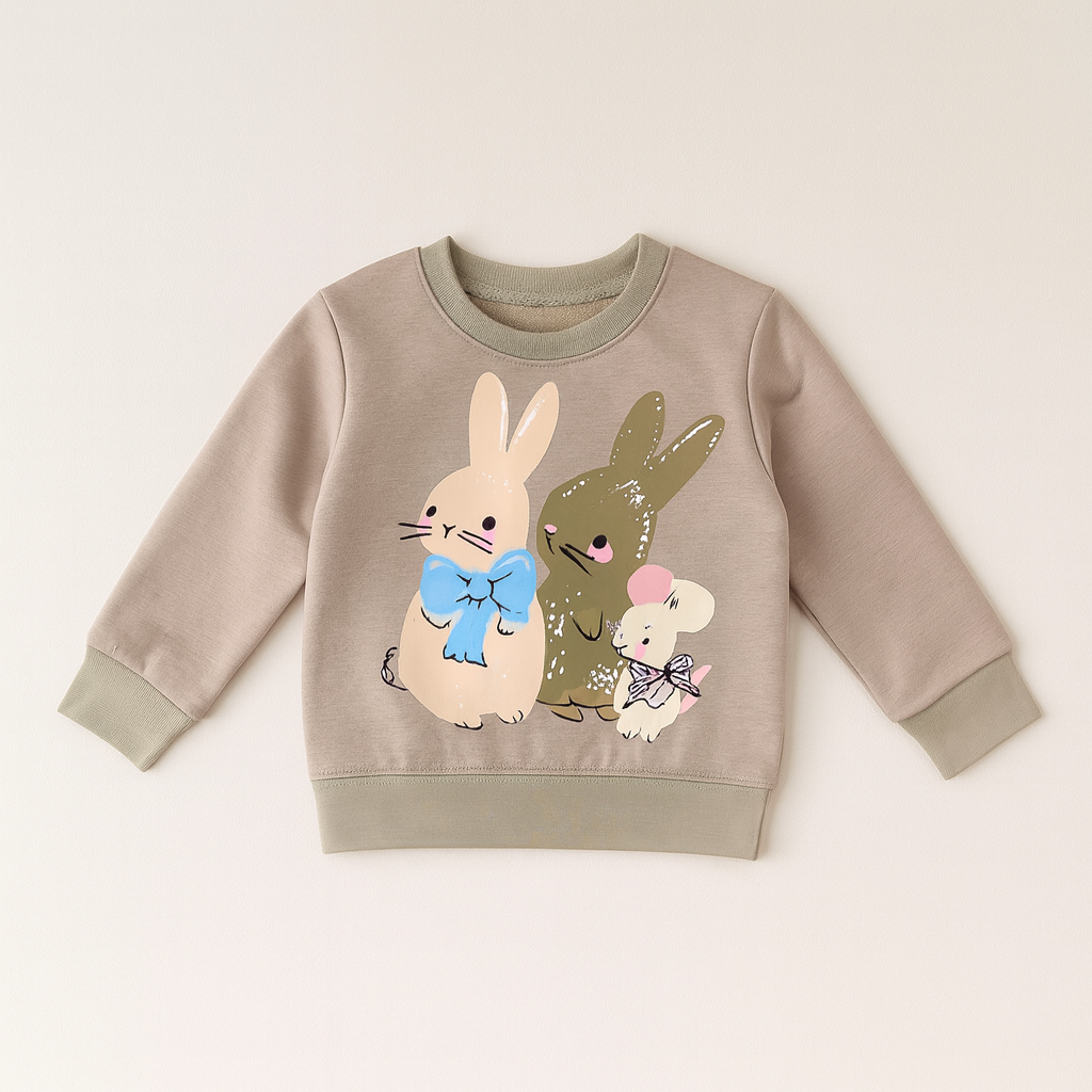 LilCubs Bunny Family Sweatshirt – Unisex (1–12 Years)