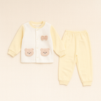 Newborn & Toddlers 2 piece Fleece soft cozy winter suit (1 to 2 years)