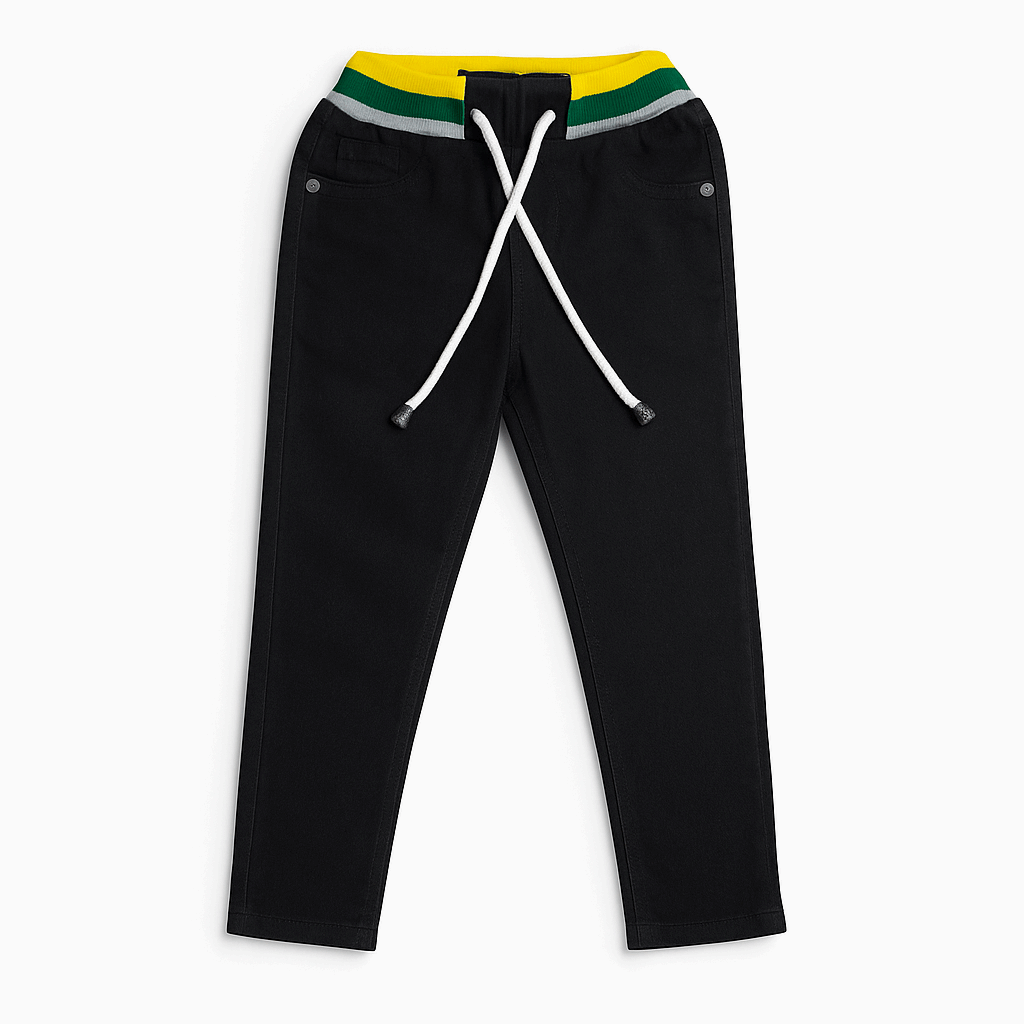 Round Elastic Denim Jeans
