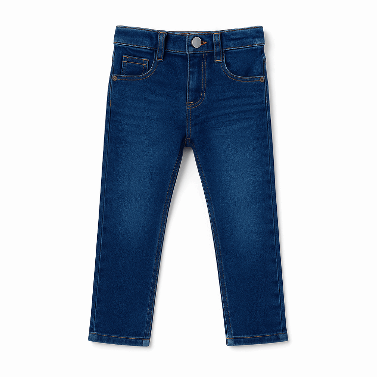 Ice Blue Stretchable Jeans for Boys and Girls – Ages 3M to 14Y