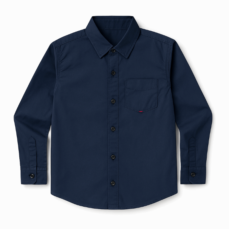 Boys Classic Cotton Shirt – Full Sleeves (1-12 Years) | Kids Formal & Casual Wear | lilcubs.pk