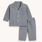 Kids cotton pajama set for ages 1-5 in dinosaur, car, unicorn, and more prints