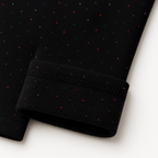 Black Sparkle Kids Fleece Tights – Stretch Leggings (4–16 Years)