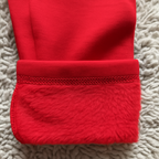 Classic Red Girls Fleece Tights – Soft & Stretchy Leggings (4–16 Years)