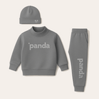 Kids Panda Tracksuit Set with Beanie – Cozy Outfit for (6 Months - 5 Years)