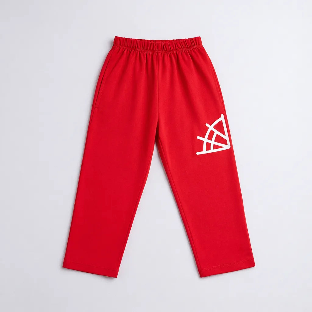 Red Spider Web Summer Coord Set (2-Piece)