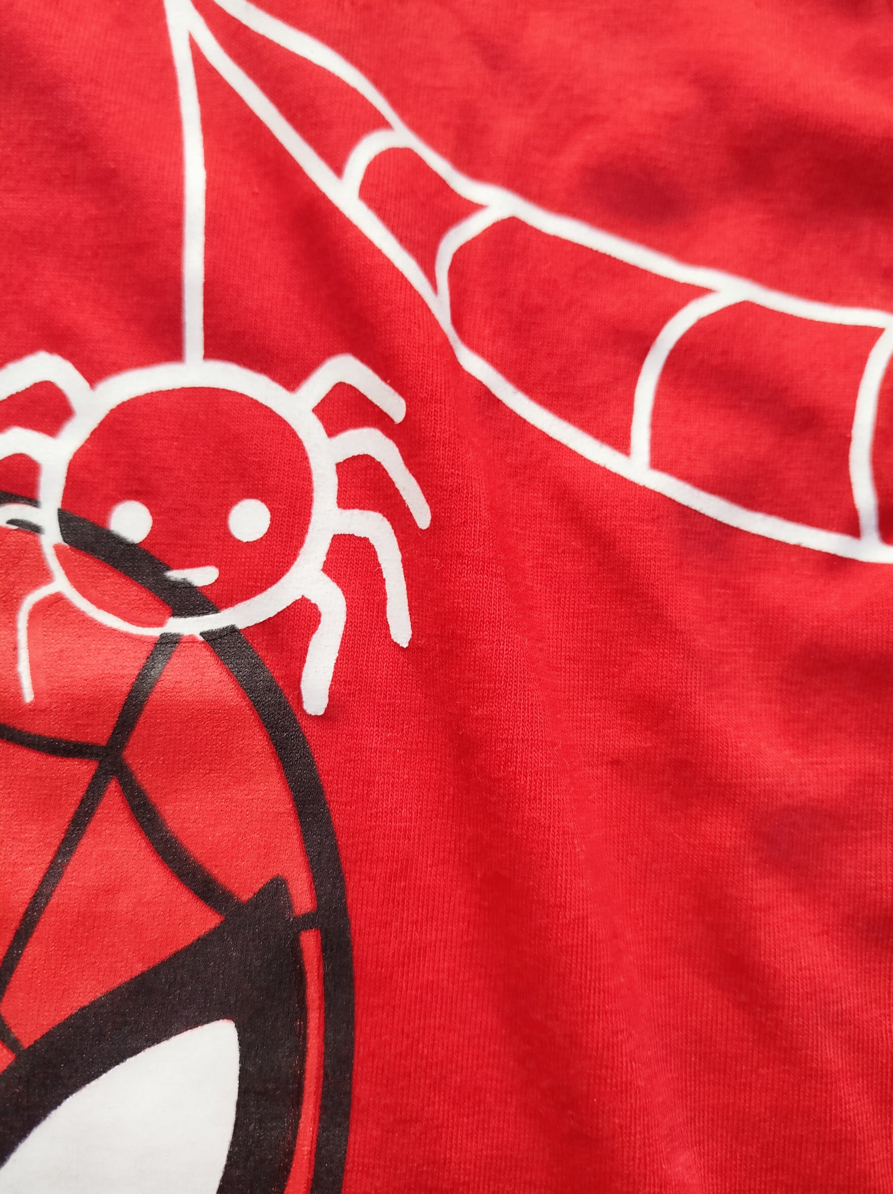 Red Spider Web Summer Coord Set (2-Piece)