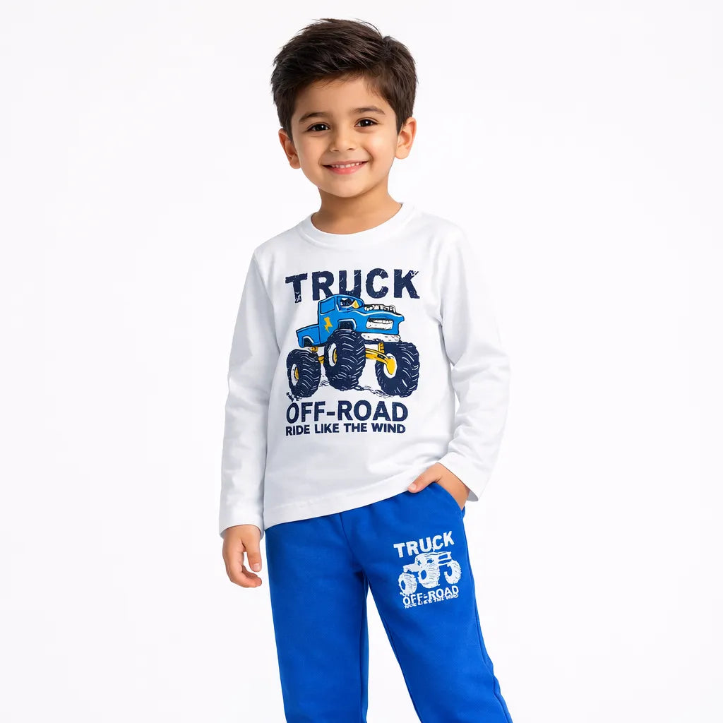 Monster Truck Summer Coord Set (2-Piece) - Lil' Cubs