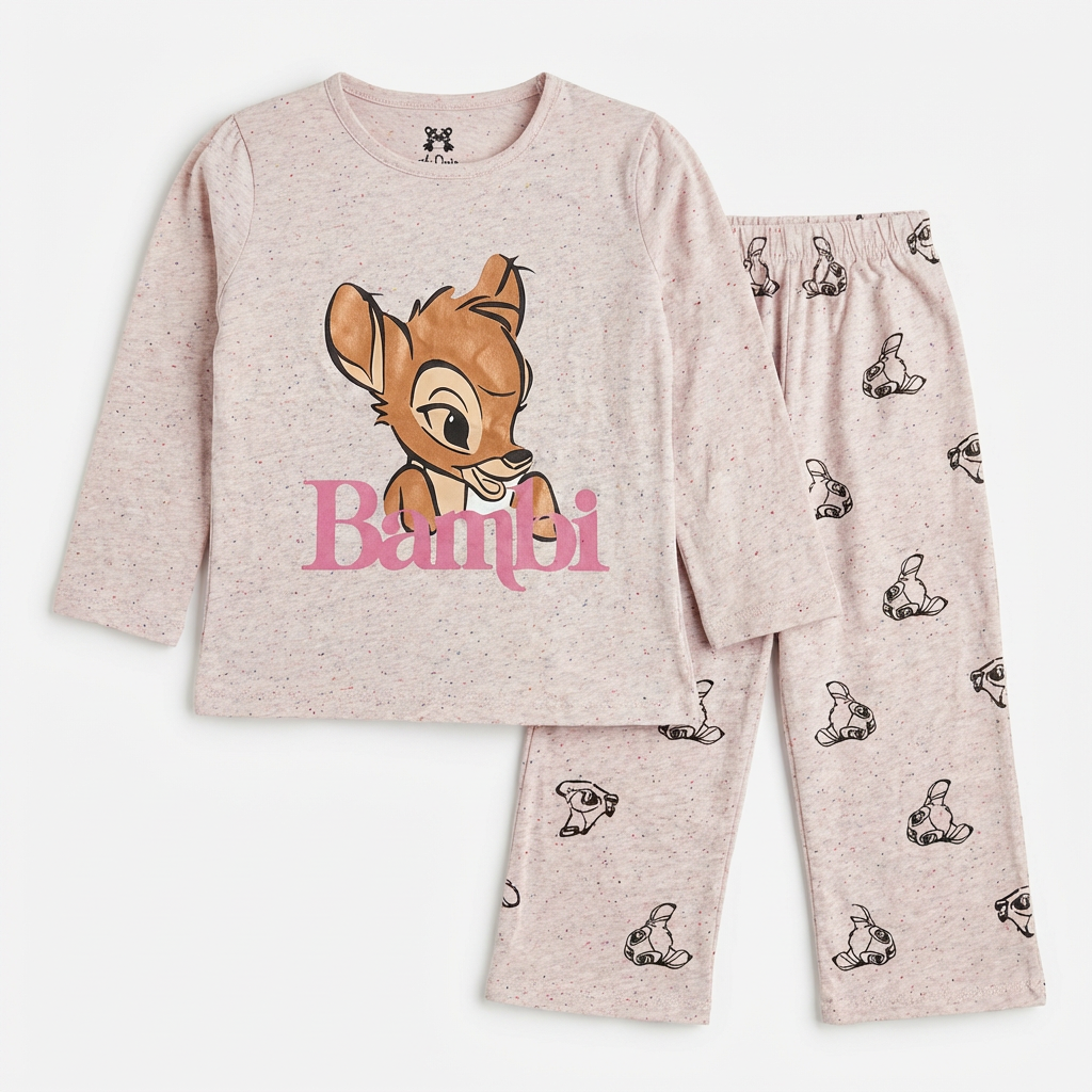 Bambi Print Summer Coord Set (2-Piece)