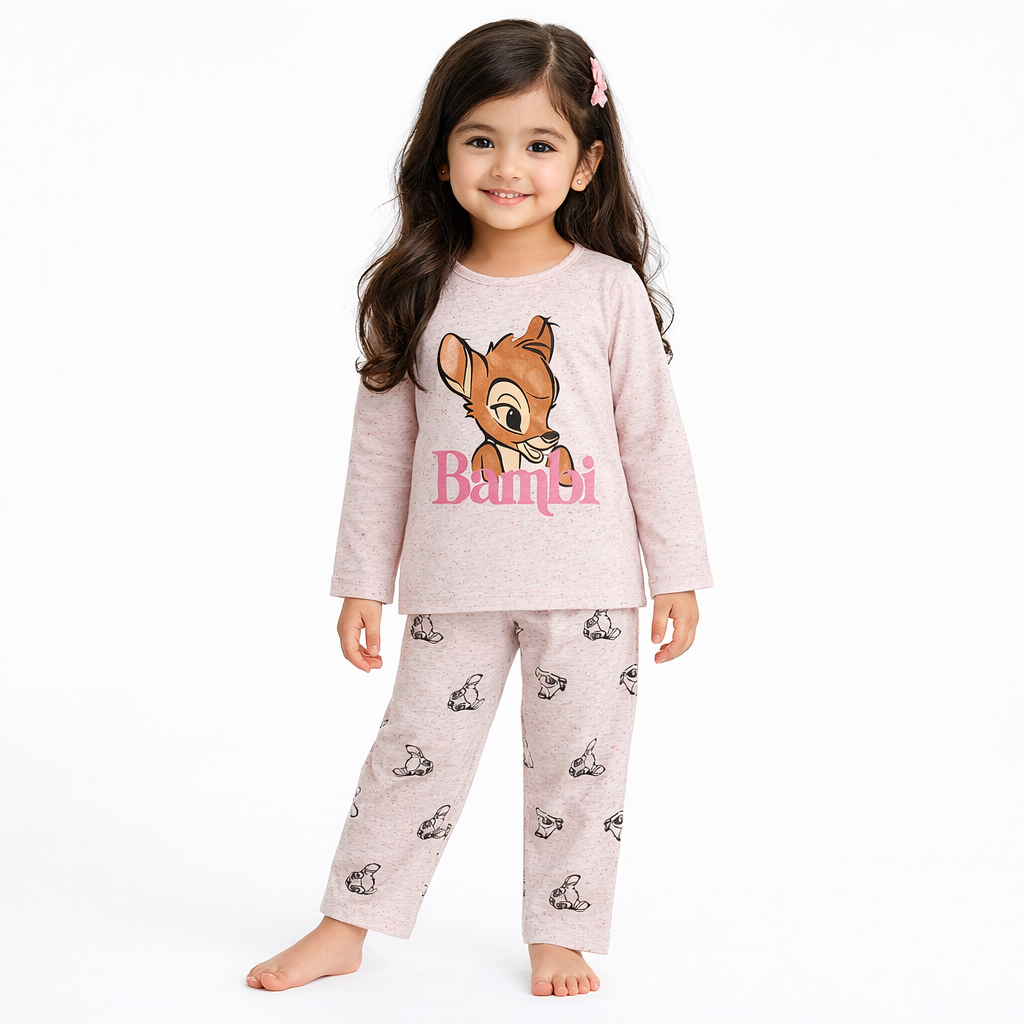 Bambi Print Summer Coord Set (2-Piece)