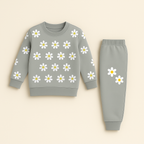Olive Bloom Sweatshirt & Jogger Co-Ord for Girls (1-12) Years