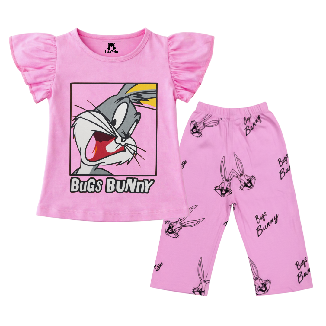 Bugs Bunny Pink Summer Coord Set (2-Piece) - Lil' Cubs