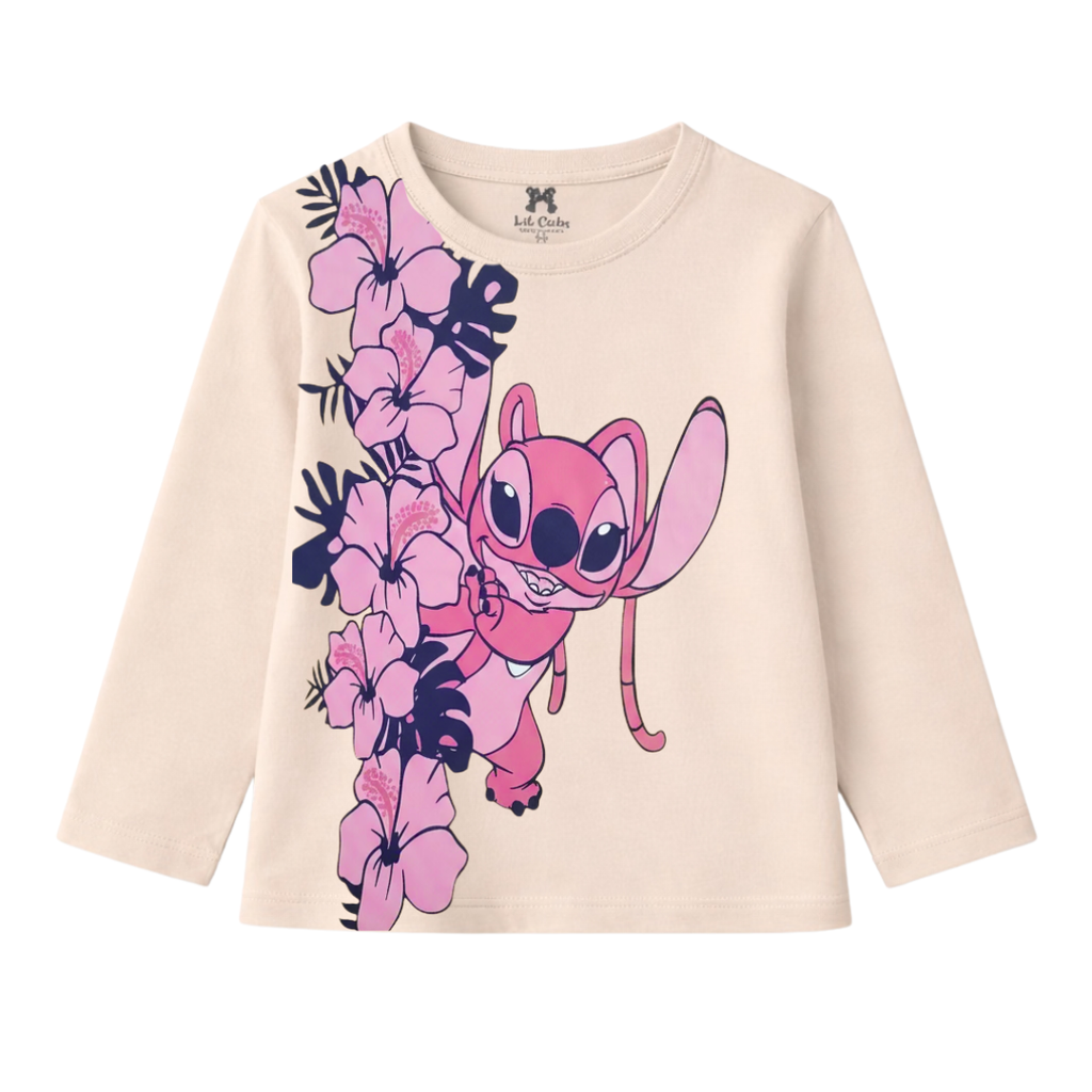 Lilo & Stitch Beige Summer Coord Set (2-Piece) - Lil' Cubs