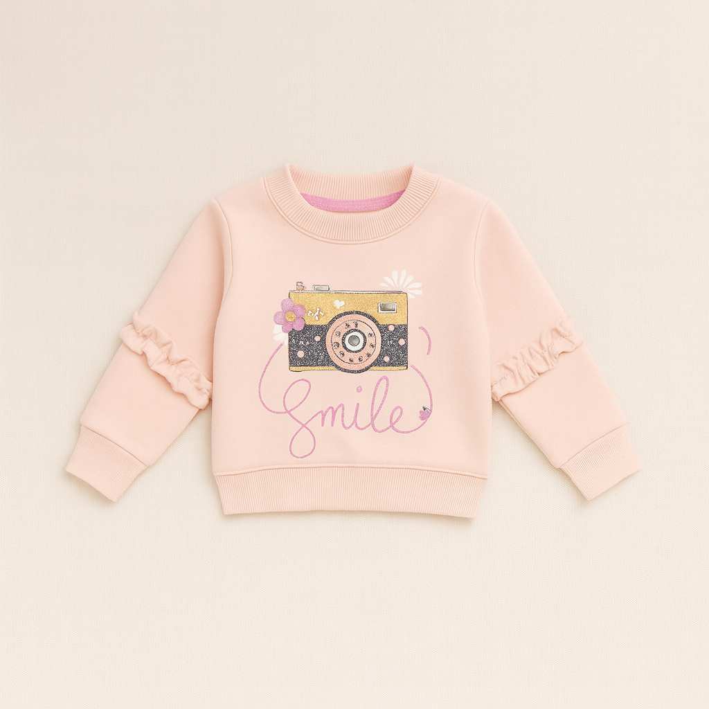 Pink & Purple  Sweatshirt – girls (1–6 Years)