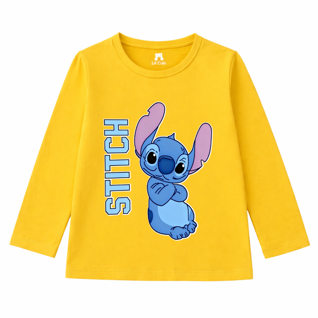Stitch Yellow Summer Coord Set (2-Piece) - Lil' Cubs