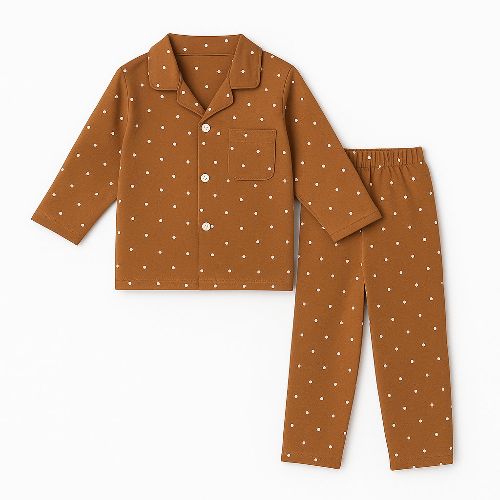 Girls Winter Night Suit Collection – Soft & Cozy Fala Lain 2-Piece Sets (2-6 Years)