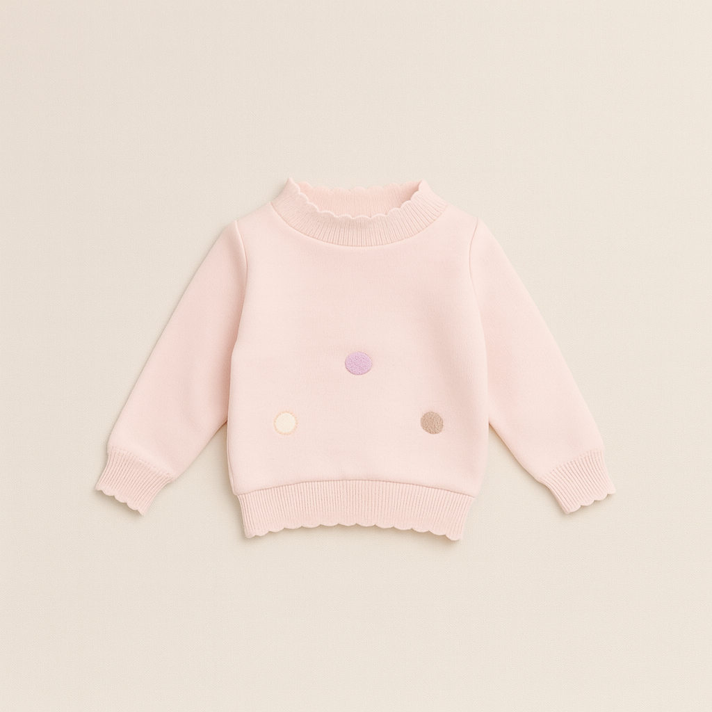American wool premium quality sweater for girls pink collection winter season 2 to 10 years