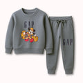 GAP Mickey Mouse Kids Sweatshirt & Jogger Set – Grey (1-12 Year) - Lil' Cubs