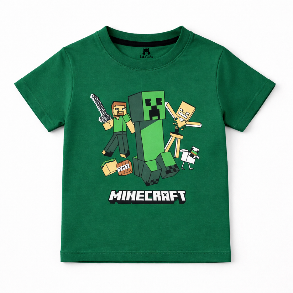 MineCraft Green Summer Coord Set (2-Piece) - Lil' Cubs