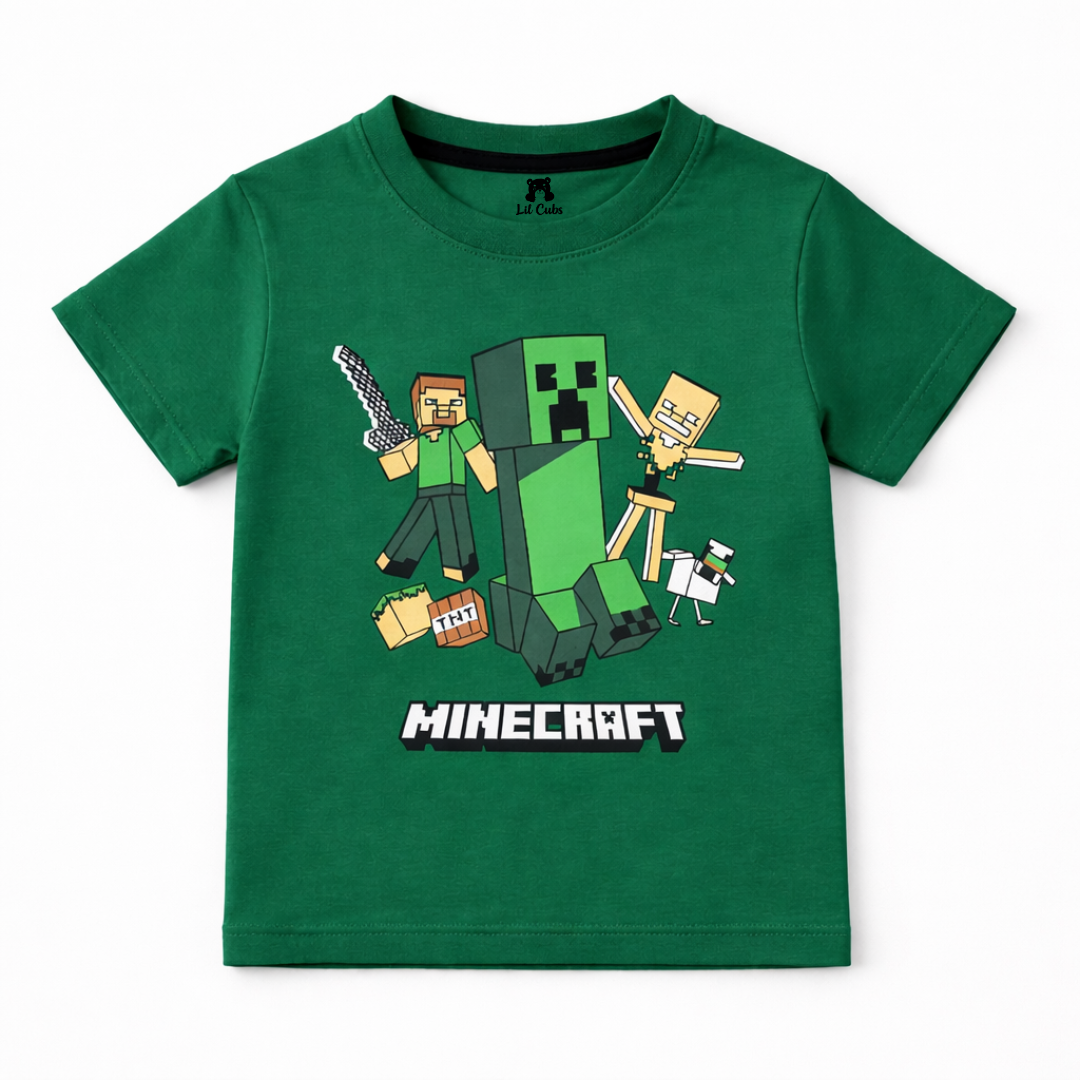 MineCraft Green Summer Coord Set (2-Piece) - Lil' Cubs