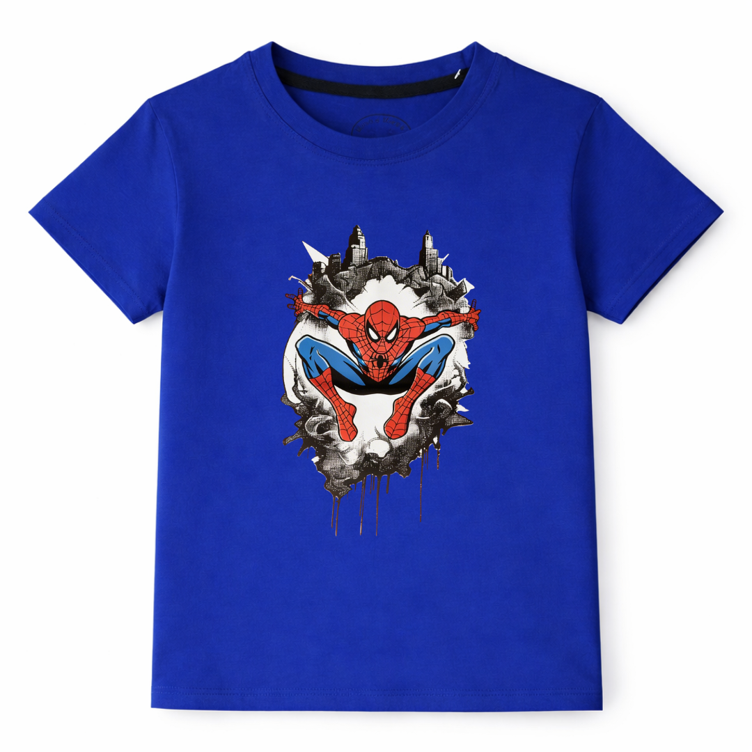 Spiderman Blue Summer T-Shirt