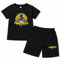 Black Batman Summer Coord Set (2-Piece) - Lil' Cubs