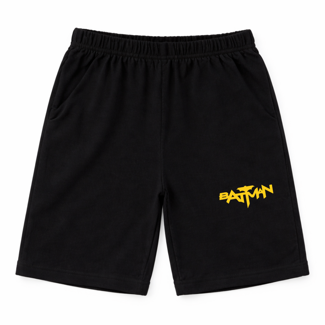 Black Batman Summer Coord Set (2-Piece)