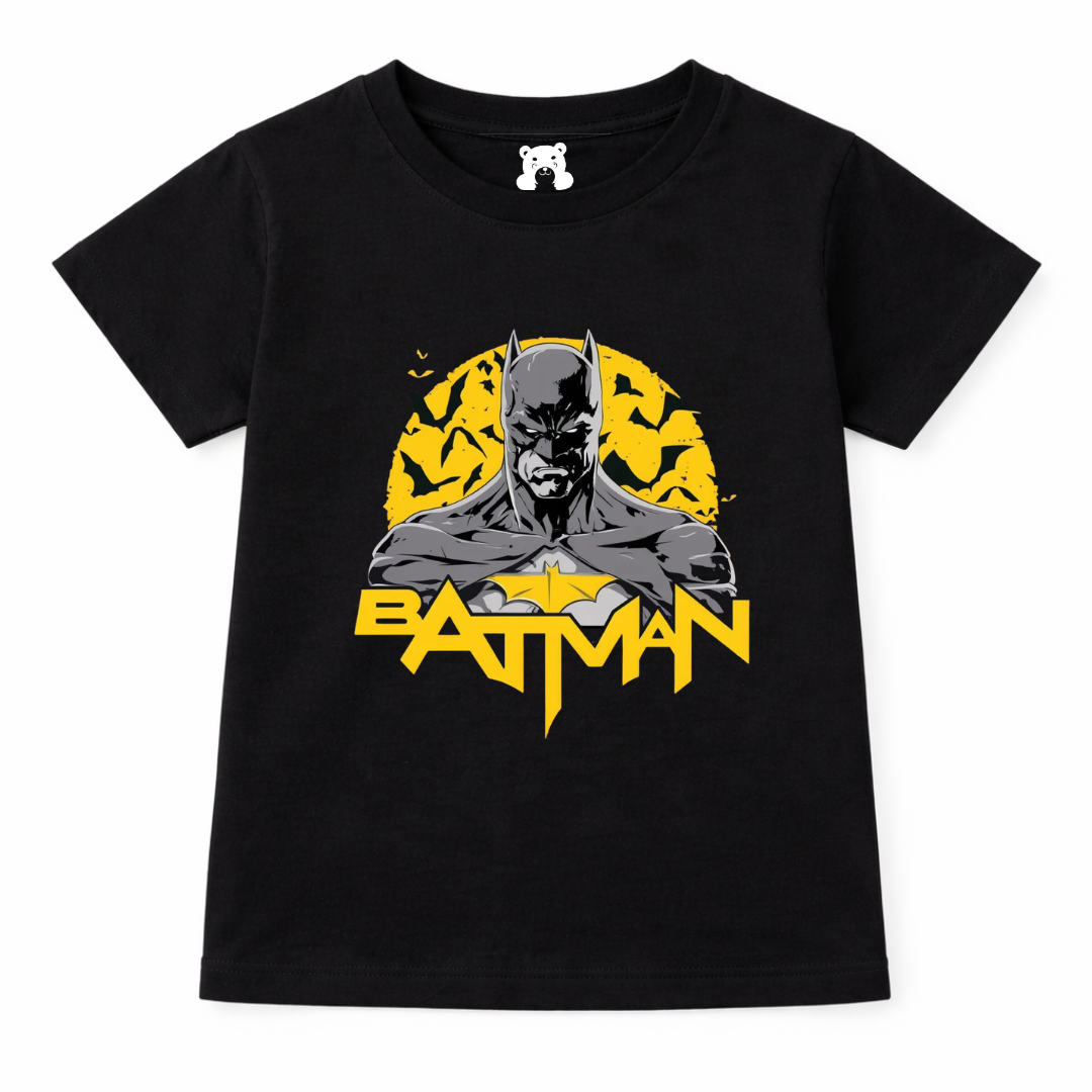 Black Batman Summer Coord Set (2-Piece) - Lil' Cubs
