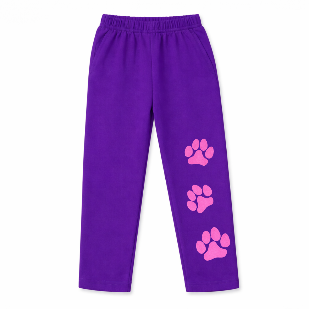 Purple Cat Summer Coord Set (2-Piece) - Lil' Cubs