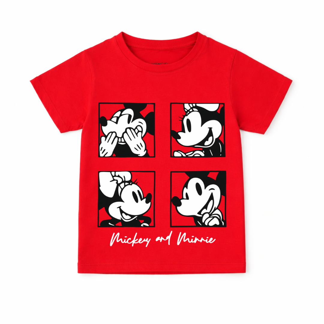 Red Mickey & Minnie Summer Coord Set (2-Piece) - Lil' Cubs
