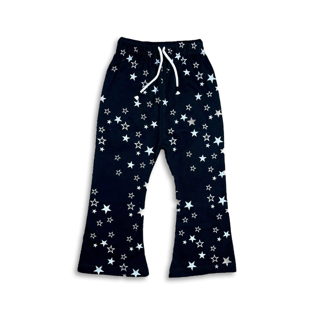 FlairFit – Bell Bottom Printed Jersey Trousers