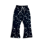 FlairFit – Bell Bottom Printed Jersey Trousers