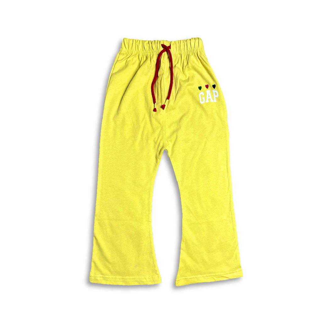 FlairFit – Bell Bottom Printed Jersey Trousers