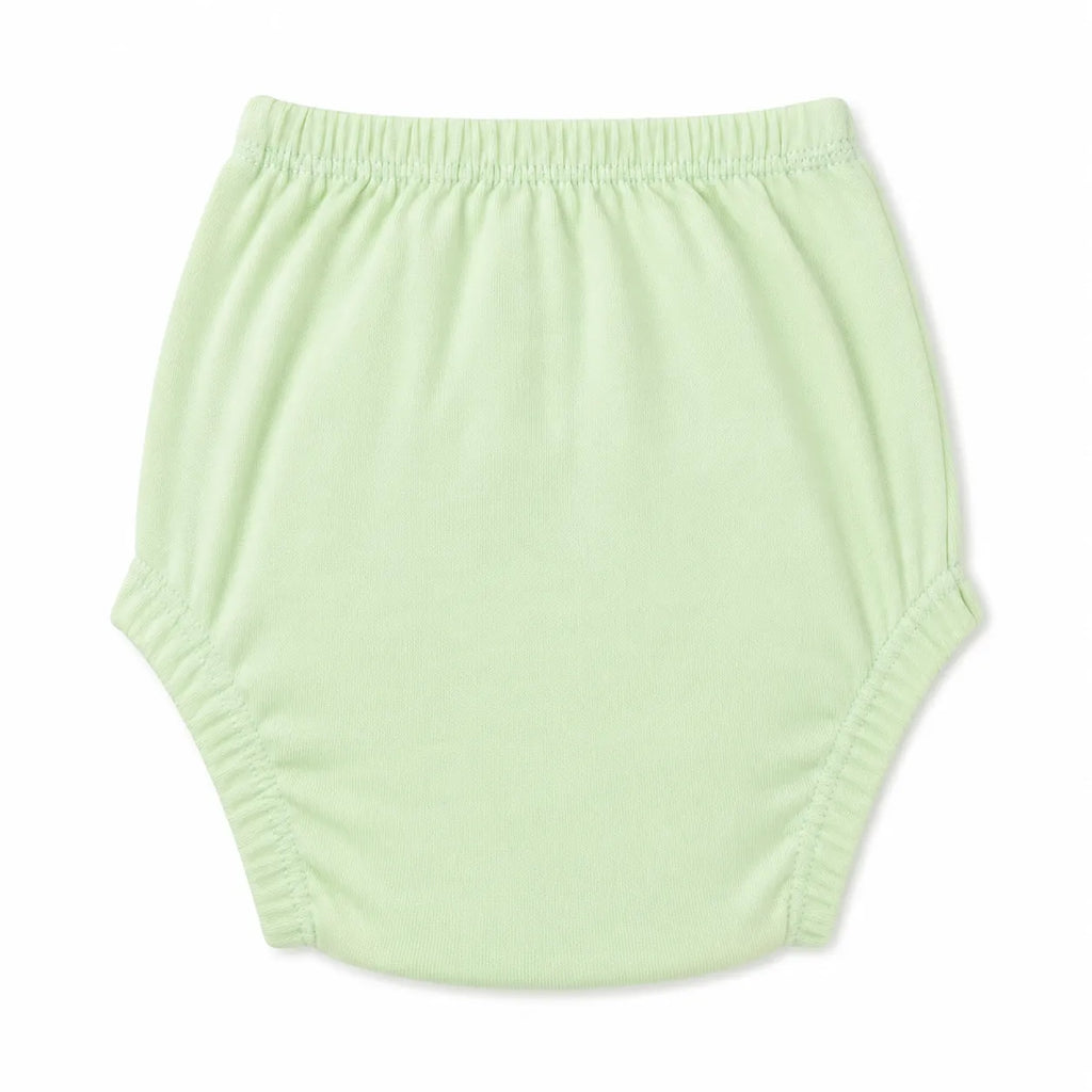 Baby Cotton Bloomers Pack of 3 – Pink, White & Green