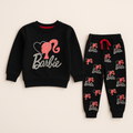 Barbie Black Tracksuit for Girls 