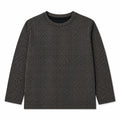 Boys Black Circle Pattern Full Sleeves T-Shirt (1 - 12 Years)