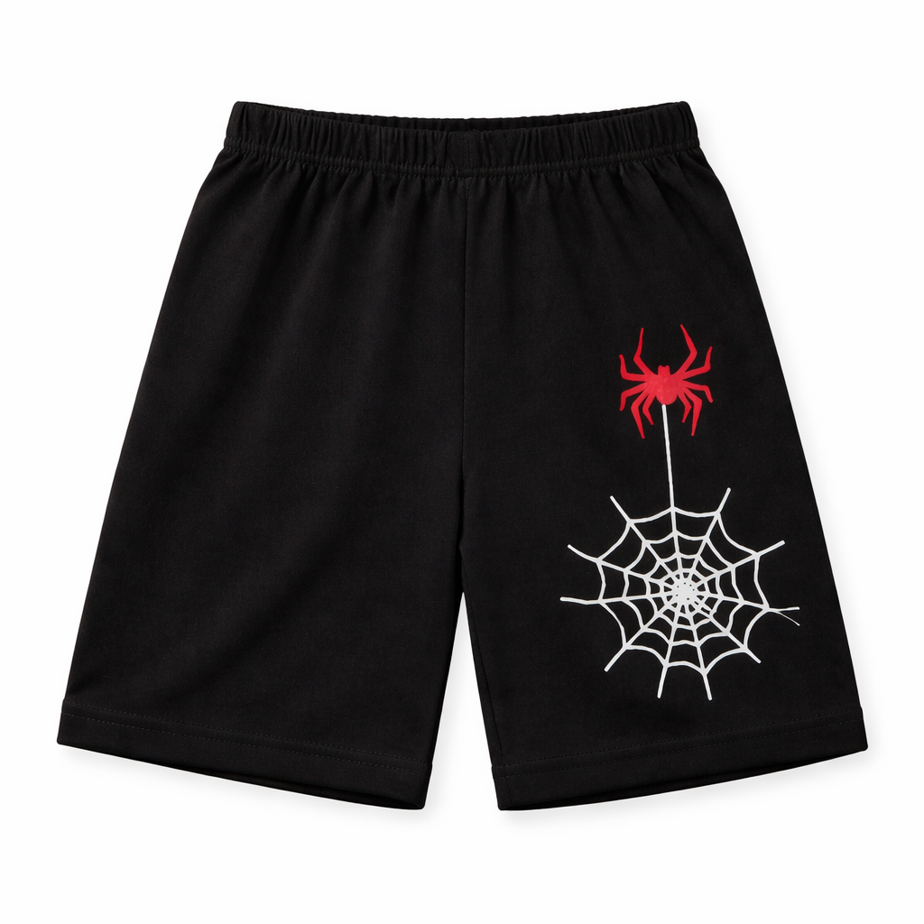 Black Spiderman Summer Coord Set - Jersey Cotton Fabric - Summer Kidswear - Kidswear brand in Pakistan - Comfortable & Stylish Outfit - Summer Outfit for boys - Cotton Outfit - Lil' Cubs