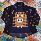 Boys Black Graphical Tee Casual Shirt with LABUBU Bunny Graphic T-Shirt for Kids Wear (1 - 12 Years) - Stylish & cool Kids Shirt - Lilcubs.pk