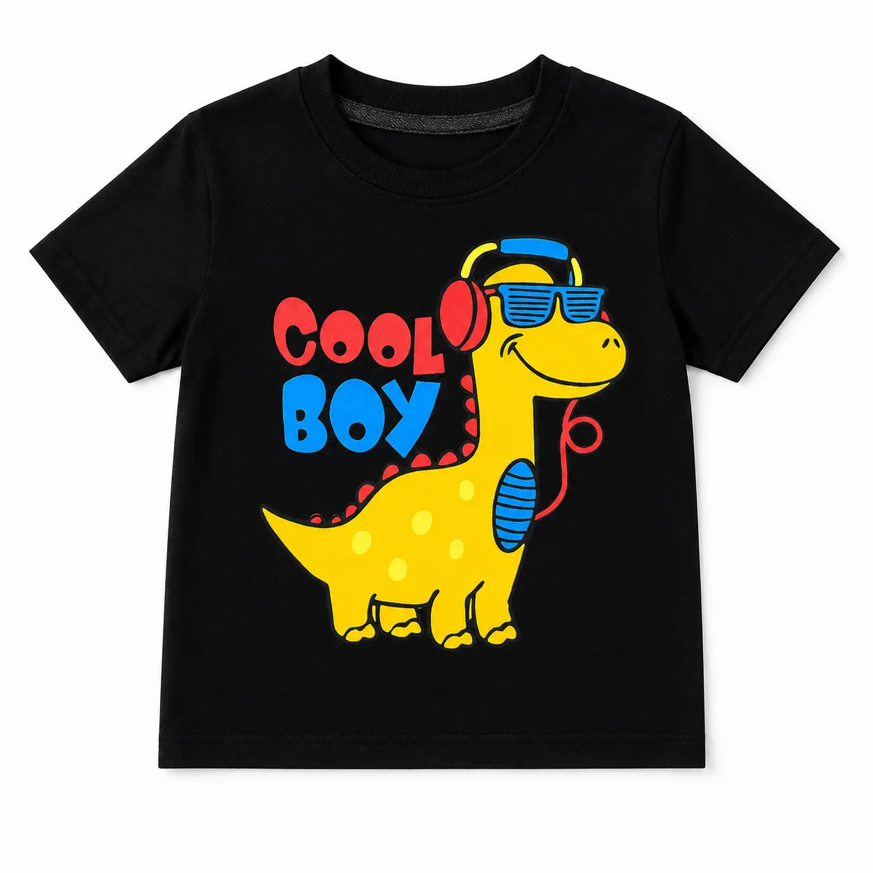 Black and yellow summer boys' coord set for ages 1-12 by lilcubspk, featuring a stylish two-piece outfit for warm weather.