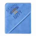 Newborn Hooded Towel 27x27 Inch (Mummy Makes Me Happy)