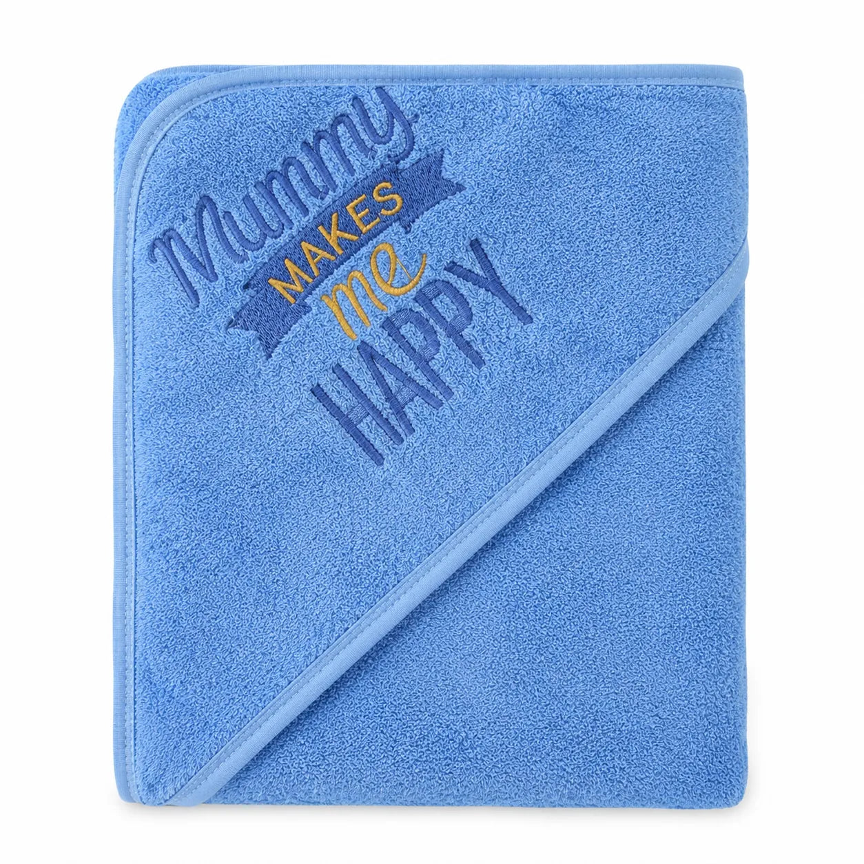 Newborn Hooded Towel 27x27 Inch (Mummy Makes Me Happy)