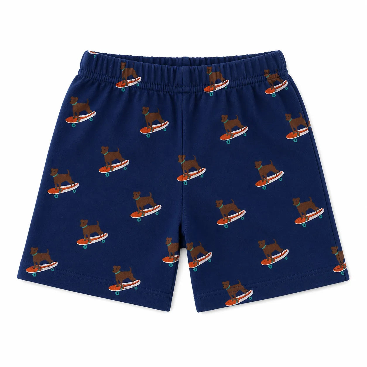 Boys Navy Blue Dog Summer Coord Set (6 - 12 Months)